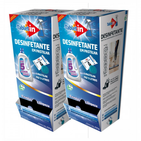 Tablet in Desinfetante em Pastilha 30g Kit com 2cx