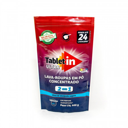 Tabletin Ultra Lava-Roupas Em Pó Concentrado - Peso Líq 600g